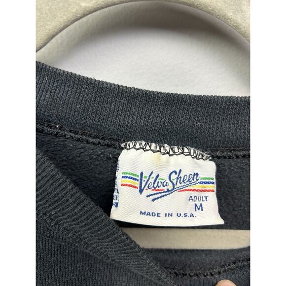 Vintage Disney‎ Mickey Mouse Texas Sweatshirt Adult Medium Neon USA Made Graphic - Picture 4 of 8